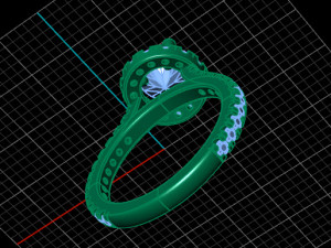 Solitaire Ring 3D Model