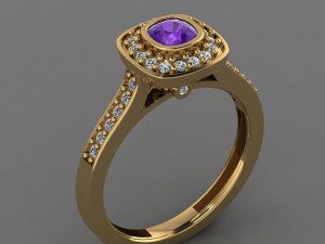 Emerald Ring 3D Model