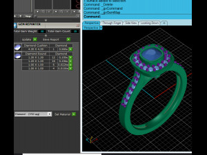 Emerald Ring Modelo 3D
