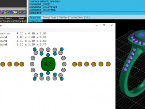 Emerald Ring Modelo 3D
