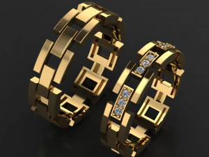 D&eacute;finir la bague Modèle 3D