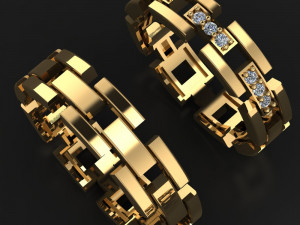 Set Ring Modello 3D