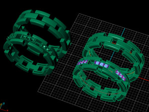 Set Ring Modello 3D