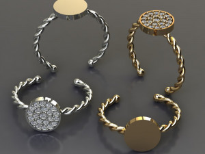 Free Size Ring 3D 模型