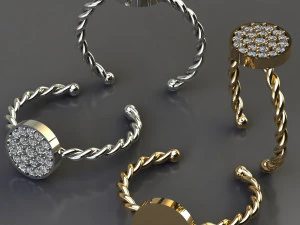 Free Size Ring 3D Model
