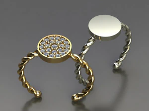Free Size Ring 3D Model