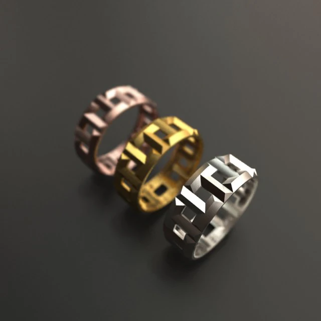 Anel Tiffany Modelo 3D .c4d .max .obj .3ds .fbx .stl .blend 