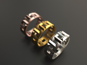 Tiffany Ring 3D Model