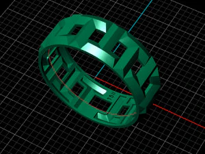 Anel Tiffany Modelo 3D