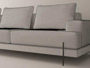 modern style sofa interior - interior 3d scene 3D-Modell