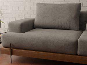 modern style sofa interior - interior 3d scene 3D-Modell