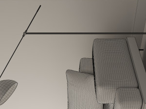 modern style sofa interior - interior 3d scene 3D-Modell
