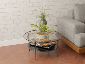 modern style sofa interior - interior 3d scene 3D-Modell