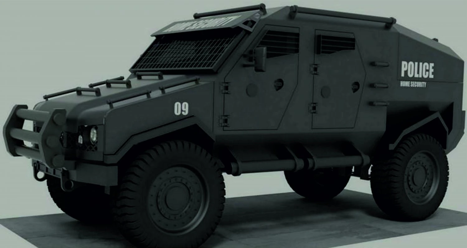 police car 3D Model .c4d .max .obj .3ds .fbx .stl .blend 