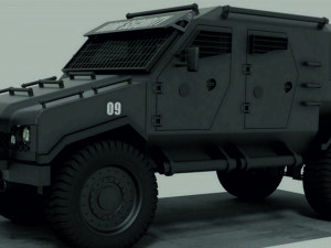 police car 3D 模型