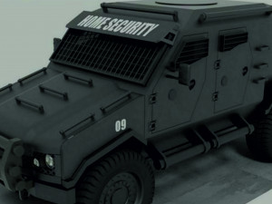 police car 3D 모델