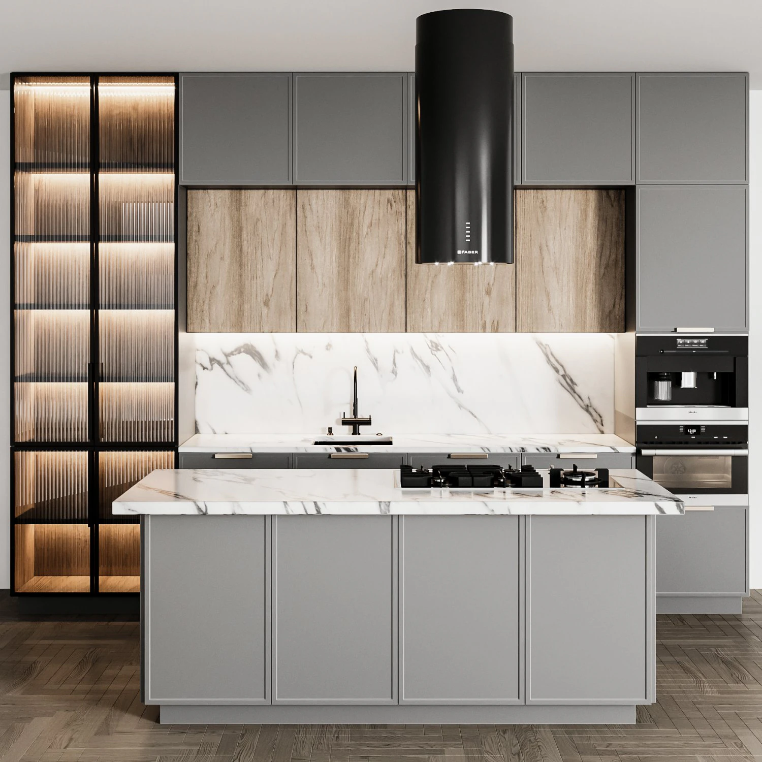 kitchen67 3D Model .c4d .max .obj .3ds .fbx .stl .blend 