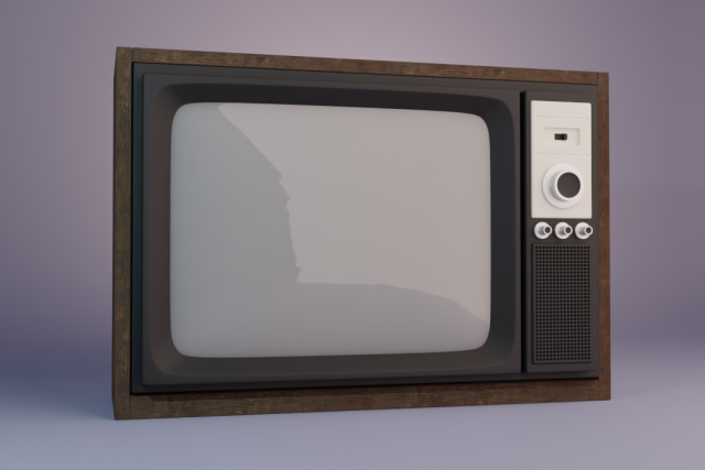 soviet old tv 3Dモデル .c4d .max .obj .3ds .fbx .stl .blend