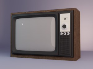 soviet old tv 3Dモデル