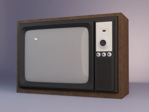 soviet old tv 3D Model