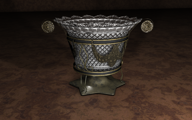 Retro Candy Bowl 3Dモデル .c4d .max .obj .3ds .fbx .stl .blend 