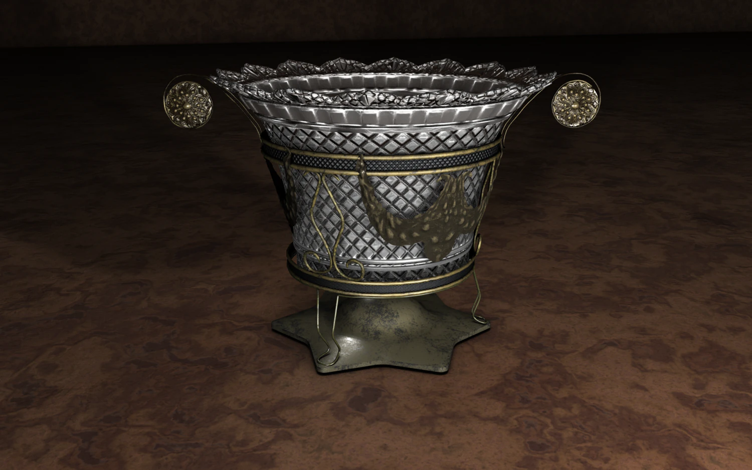 Retro Candy Bowl 3D Model .c4d .max .obj .3ds .fbx .stl .blend