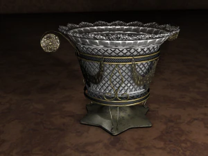 Retro Candy Bowl 3D Model