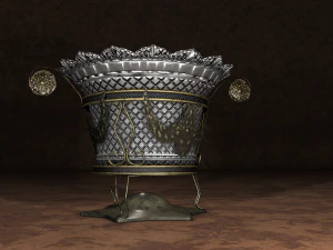 Retro Candy Bowl 3D Model