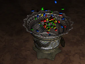 Retro Candy Bowl 3D Model