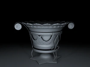 Retro Candy Bowl 3D Model