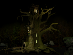 Tree tower 3D Model