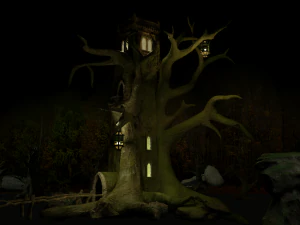 Tree tower 3D Model