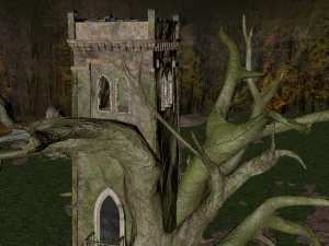 Tree tower 3D Model