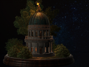 Fantasy Cathedral 3D Model