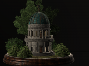 Fantasy Cathedral 3D Model