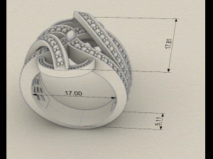 Double loop 3D Print Model