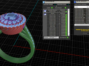 Cocktail ring 3D Print Model