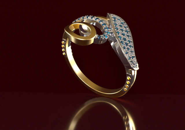 Leaflet 3D Принт Модель .c4d .max .obj .3ds .fbx .stl .blend 