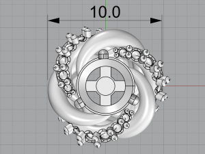 Earring Pusset 3Dプリントモデル