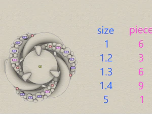 Earring Pusset 3D Print Model