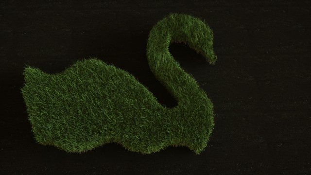 Lawn Svan 3D Model .c4d .max .obj .3ds .fbx .stl .blend 