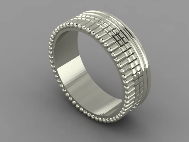 mans ring 3D Model .c4d .max .obj .3ds .fbx .stl .blend 