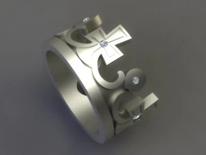 crown ring 3D Model