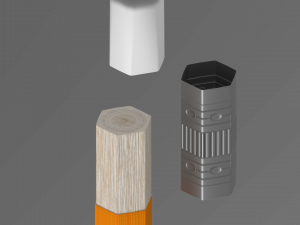 simple pencil 3D Model