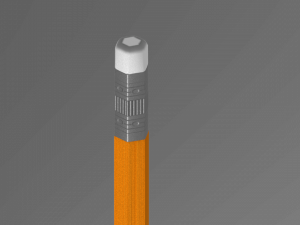 simple pencil 3D Model