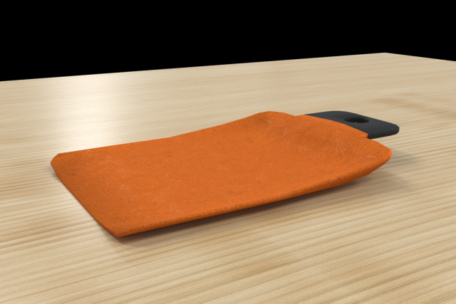 simple cutting board 3D Модель .c4d .max .obj .3ds .fbx .stl .blend 