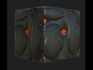 simple lava and environment CG Textures