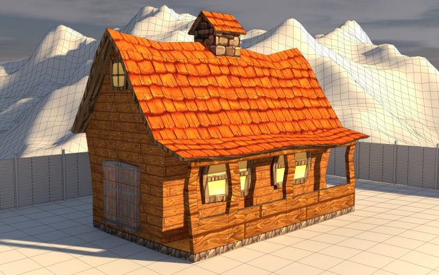 magical house 3D 模型 .c4d .max .obj .3ds .fbx .stl .blend 