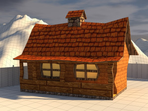 magical house 3D 模型