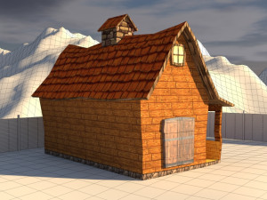 magical house 3D 模型
